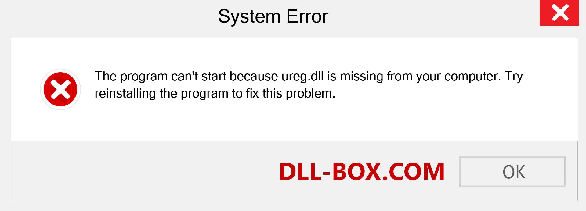  ureg.dll file is missing?. Download for Windows 7, 8, 10 - Fix  ureg dll Missing Error on Windows, photos, images